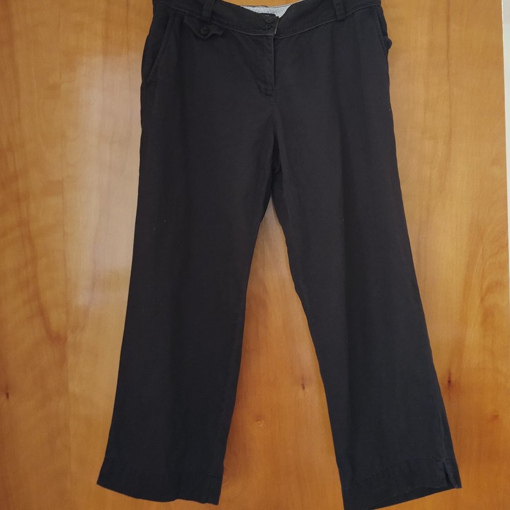 Talbots Black Cotton Pants